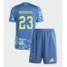 Maillot de foot Ajax Steven Berghuis #23 Extérieur vêtements enfant 2024-25 Manches Courtes (+ pantalon court)